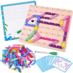Montessori slagalica sa štapićima