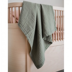Muslin Swaddle - Covert Green