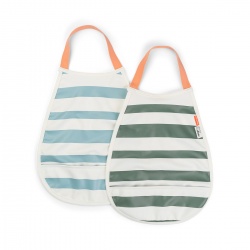 Podbradak Pull-Over Stripes 2kom - Blue Green
