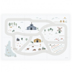 Podloga za igru puzzle 120x180 cm - Farma