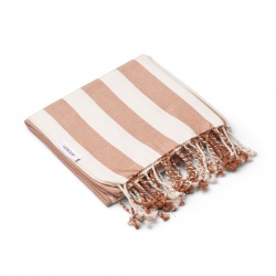 Ručnik za plažu Mona - Stripes Tuscany Rose