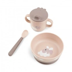 Set za jelo First Foodie Happy C - Powder