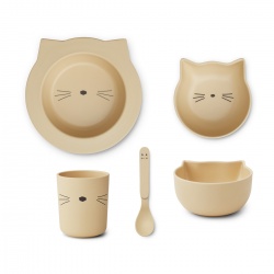 Set za jelo Joana - Cat Wheat Yellow