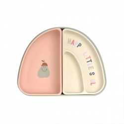 Silikonski set za jelo 3kom - Happy Fruits Cherry