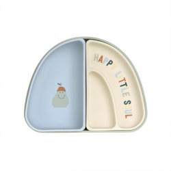 Silikonski set za jelo 3kom - Happy Fruits Lemon