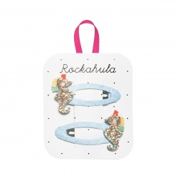 Špangice za kosu - Glitter Rainbow Seahors