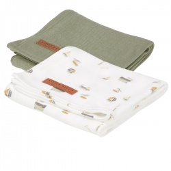 Tetra pelene 2kom - Pure Olive + Sailors Bay White