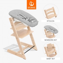 Tripp Trapp Bundle Newborn - Natural