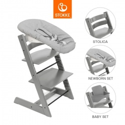 Tripp Trapp Bundle Newborn - Storm Grey