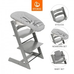 Tripp Trapp Bundle Newborn - Storm Grey