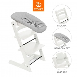 Tripp Trapp Bundle Newborn - White