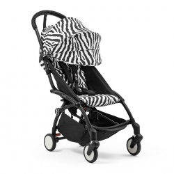 Yoyo3 kolica Black i sjedeći dio 6+ Zebra