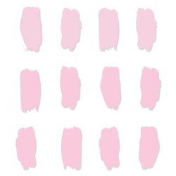 Zidne naljepnice - Brush Pink
