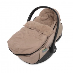 Zimska vreća za autosjedalicu - Embossed Milky Coffee