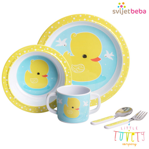 A Little Lovely Company | Setovi za jelo | A Little Lovely Company - Patkica A Little Lovely Company | Setovi za jelo | A Little Lovely Company - Patkica