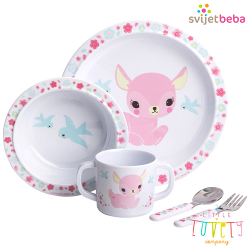 A Little Lovely Company | Setovi za jelo | A Little Lovely Company - Srna A Little Lovely Company | Setovi za jelo | A Little Lovely Company - Srna