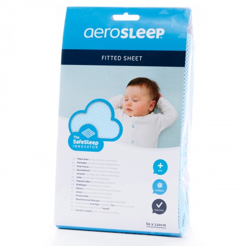 AeroSleep | Plahta sa gumicom | Plahta 60x120 - Plava AeroSleep | Plahta sa gumicom | Plahta 60x120 - Plava