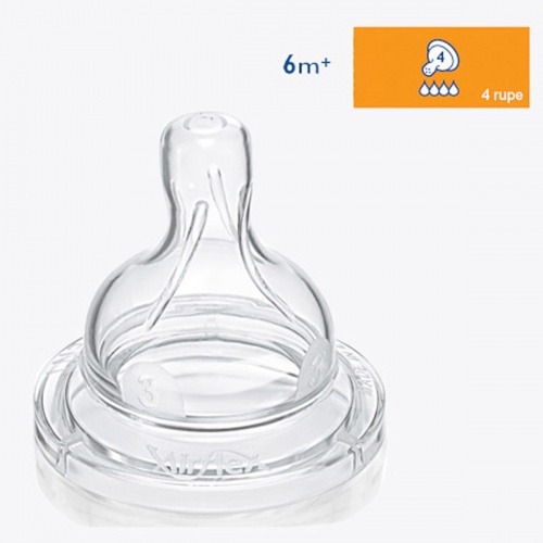 Avent | Sisači za Anti-Colic | Silikonski, 6mj+, 4 rupe - 2kom Avent | Sisači za Anti-Colic | Silikonski, 6mj+, 4 rupe - 2kom