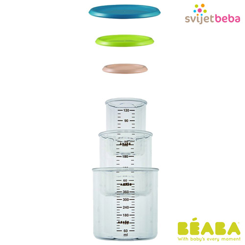 Beaba | Posude za Babycook | Beaba set od 3 posude Beaba | Posude za Babycook | Beaba set od 3 posude