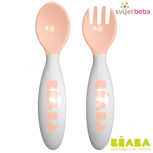 Beaba | Žlice i vilice | Beaba žlica + vilica, Pink Beaba | Žlice i vilice | Beaba žlica + vilica, Pink