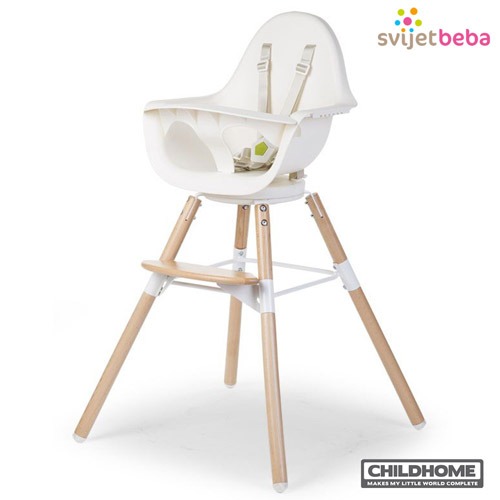ChildHome | Evolu2 One80 | Childhome Evolu2 One80 - White Natur ChildHome | Evolu2 One80 | Childhome Evolu2 One80 - White Natur