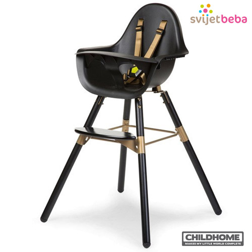 ChildHome | Evolu 2 | Childhome - Black / Gold ChildHome | Evolu 2 | Childhome - Black / Gold