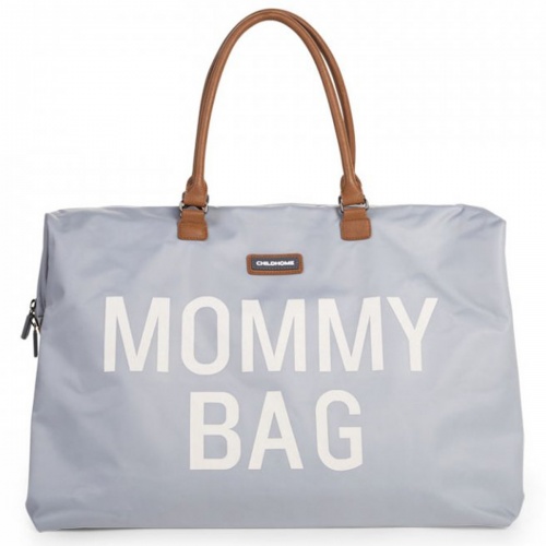 ChildHome | Mommy Bag | Mommy Bag - Grey off White ChildHome | Mommy Bag | Mommy Bag - Grey off White