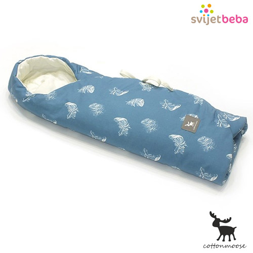 Cottonmoose | Jastuk za nošenje | Cottonmoose - Leaf Blue Cottonmoose | Jastuk za nošenje | Cottonmoose - Leaf Blue
