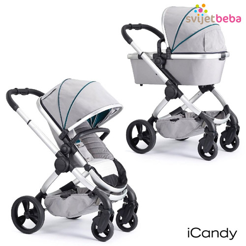 Dječja kolica | iCandy Peach NOVO | Dove siva, Satinkonstrukcija Dječja kolica | iCandy Peach NOVO | Dove siva, Satinkonstrukcija