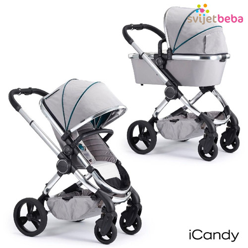 Dječja kolica | iCandy Peach NOVO | Dove siva, Chrome konstrukcija Dječja kolica | iCandy Peach NOVO | Dove siva, Chrome konstrukcija