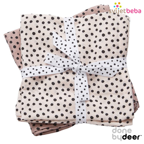 Done by Deer | Tetra pelene | Done by Deer - Happy Dots Powder, 2kom, 70x70cm Done by Deer | Tetra pelene | Done by Deer - Happy Dots Powder, 2kom, 70x70cm