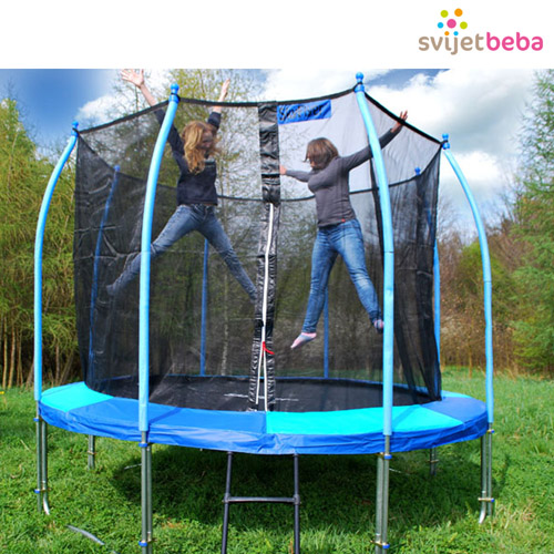 Igra na otvorenom | Trampolin 2U1 304cm | Plavi Igra na otvorenom | Trampolin 2U1 304cm | Plavi