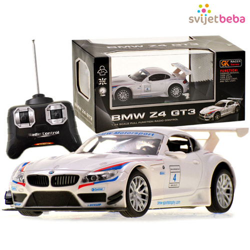 IGRAČKE | BMW Z4 1:24 RC | BMW Z4 GT3 RC - Bijeli IGRAČKE | BMW Z4 1:24 RC | BMW Z4 GT3 RC - Bijeli