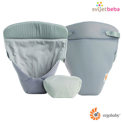 Ergobaby | Ergobaby umetak za novorođenče | Cool Air Sivi Ergobaby | Ergobaby umetak za novorođenče | Cool Air Sivi