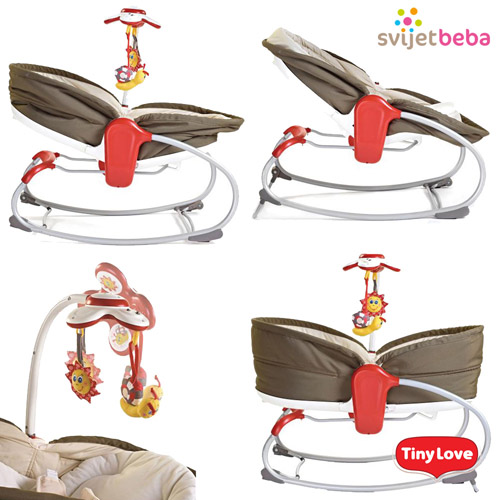 Ideje za poklone | Ležaljke | Tiny Love Cozy Napper - Brown Beige Ideje za poklone | Ležaljke | Tiny Love Cozy Napper - Brown Beige