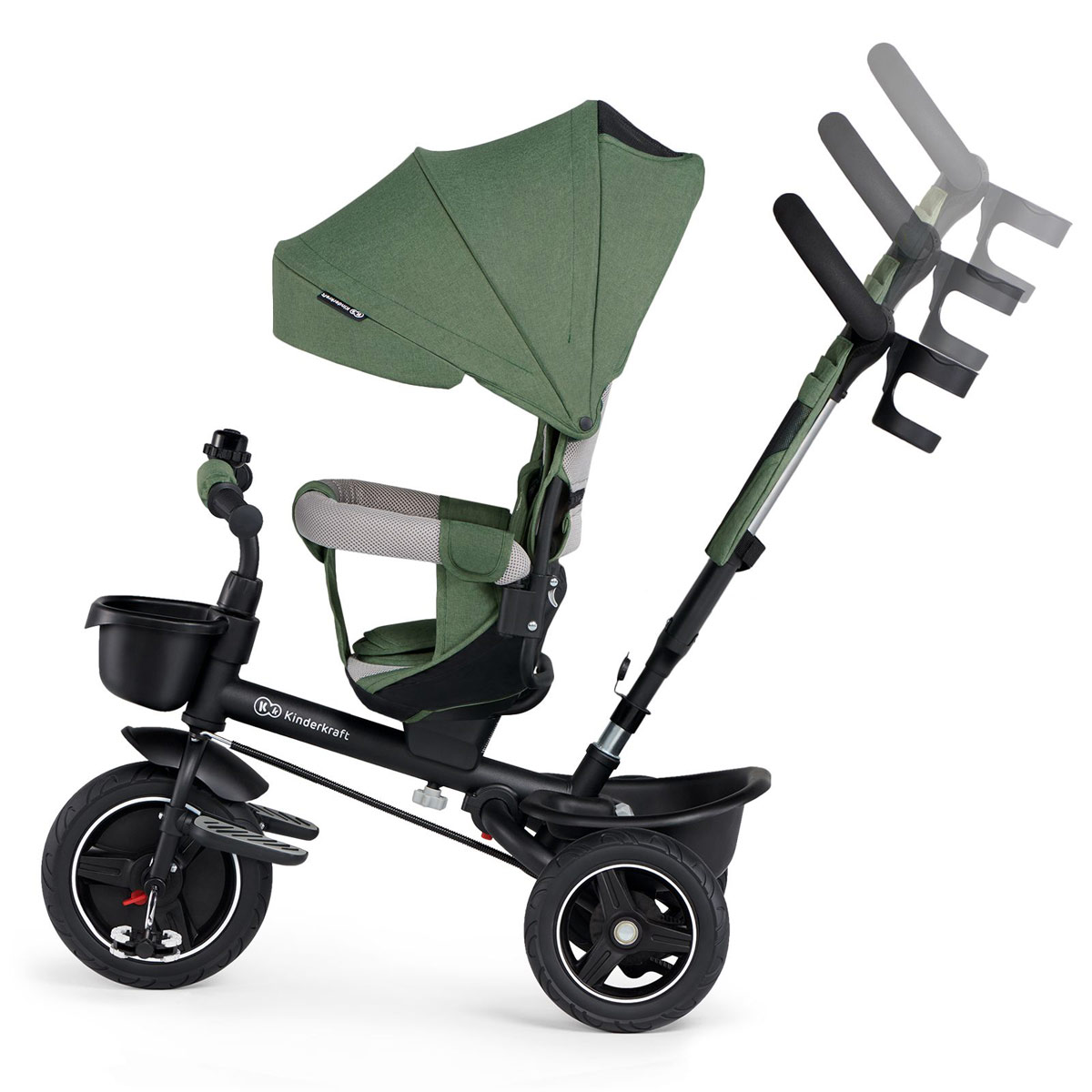 Kinderkraft Tricikl Spinstep - Platinum-3