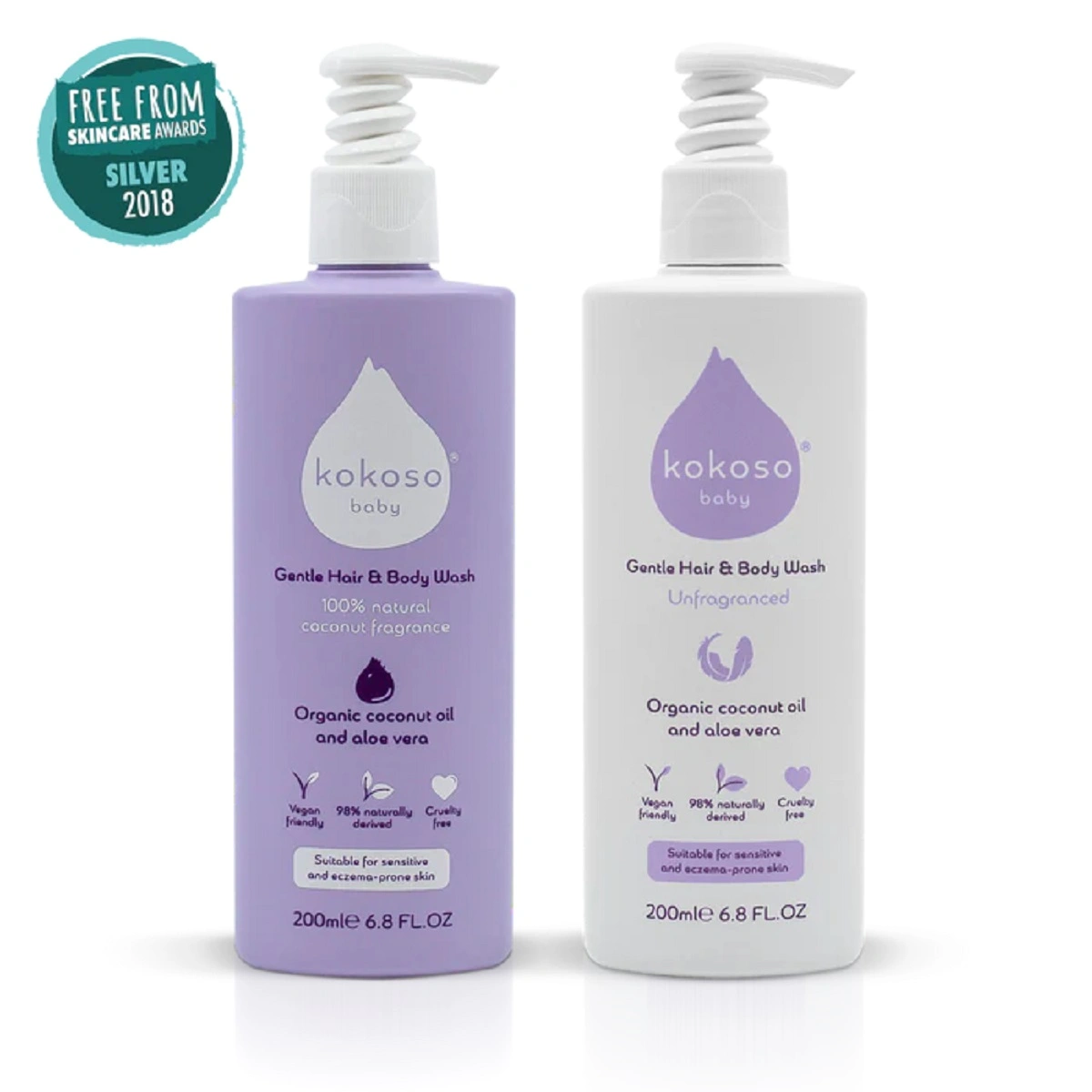 Baby 2U1 gel za kosu i tijelo, 200 ml - BEZ mirisa-0