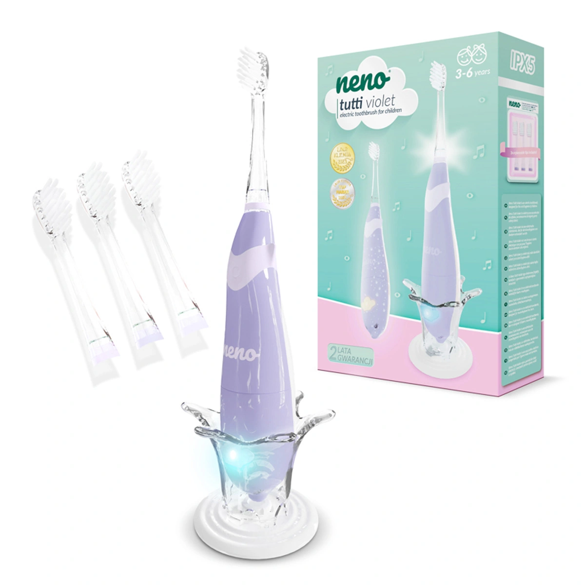 Četkica za zube električna Tutti - Violet-6