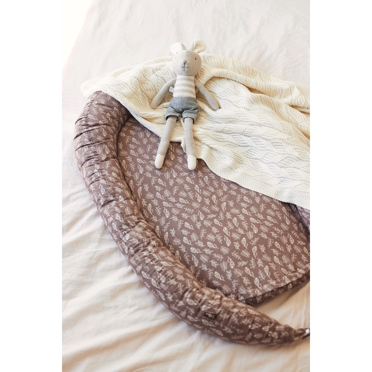 Deka 75x100cm Spring Knit - Ivory-3