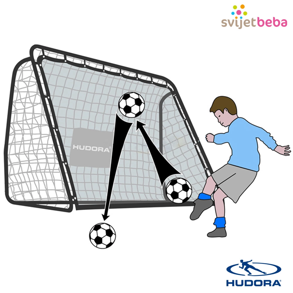 Hudora Gol 2u1, 213cm-0