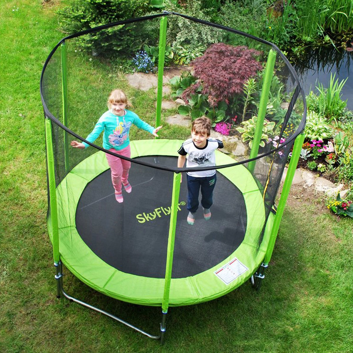 Trampolin 2u1 - 180cm-4
