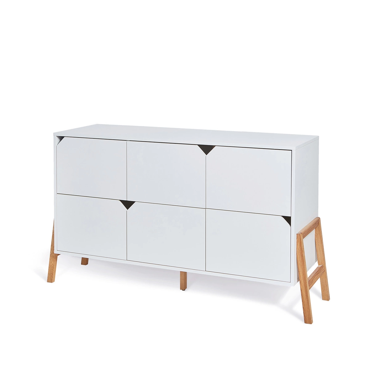 Lotta komoda s 6 ladica - Bijela-1