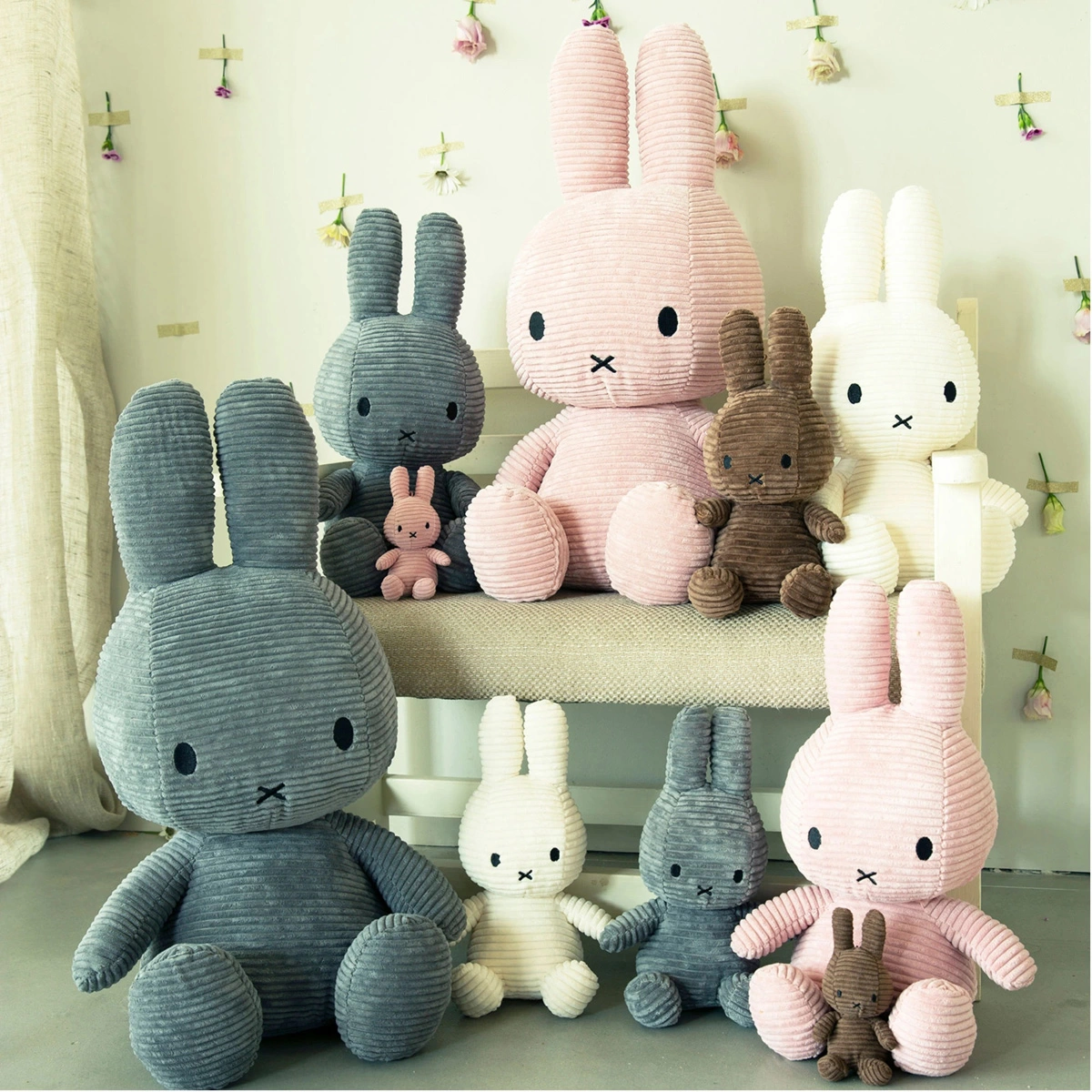 Miffy Corduroy 23cm - Aviator Blue-2