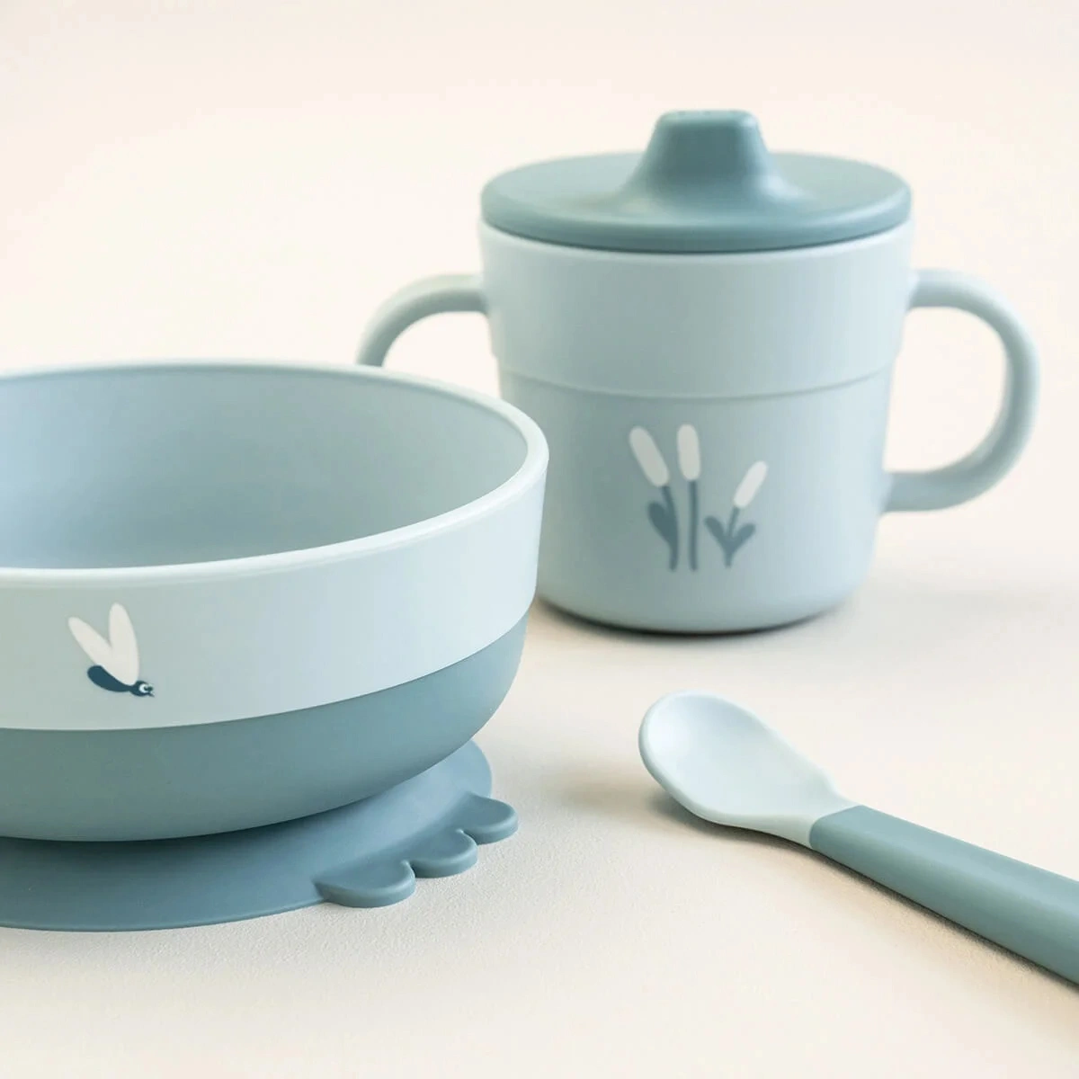 Set za jelo First Foodie Elphee - Blue-4