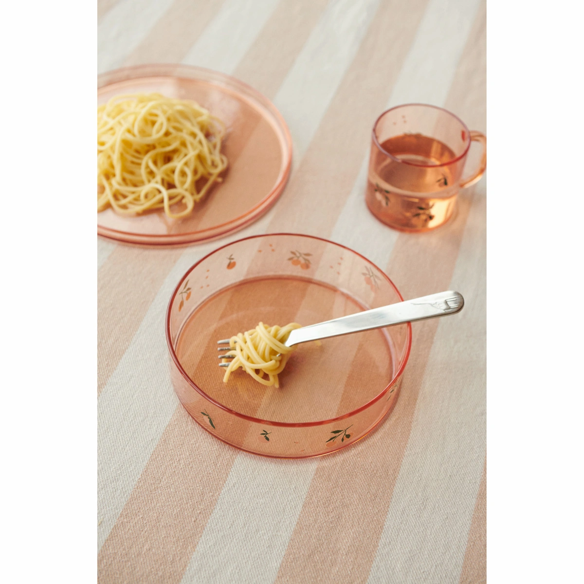 Set za jelo Siva - Peach Sea Shell-0