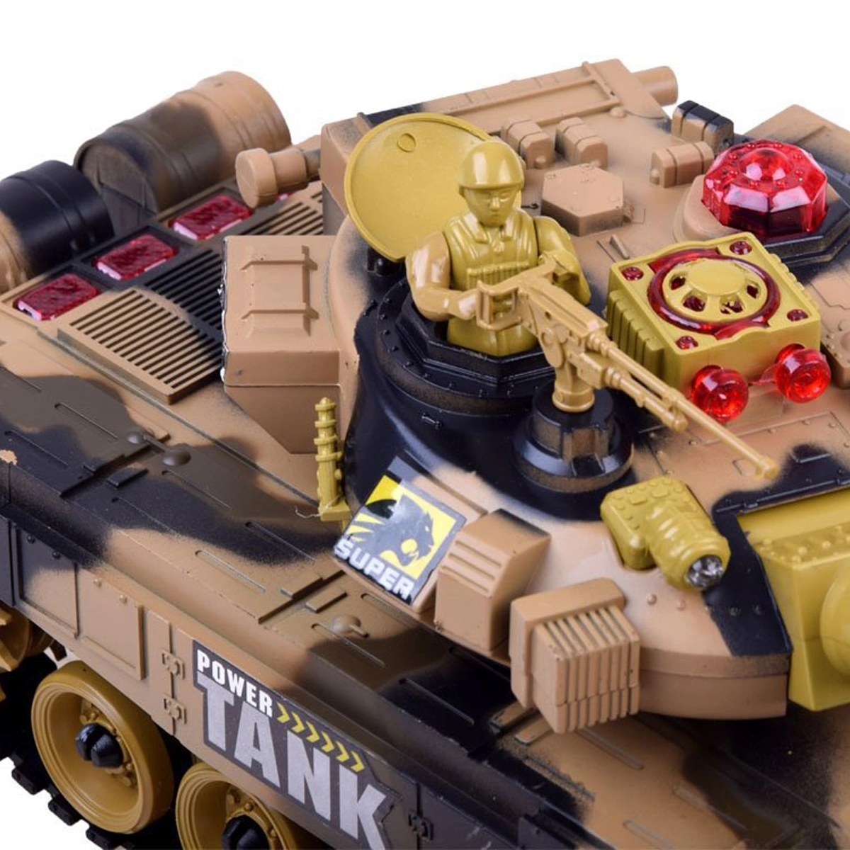 Tenk RC - Smeđi-0