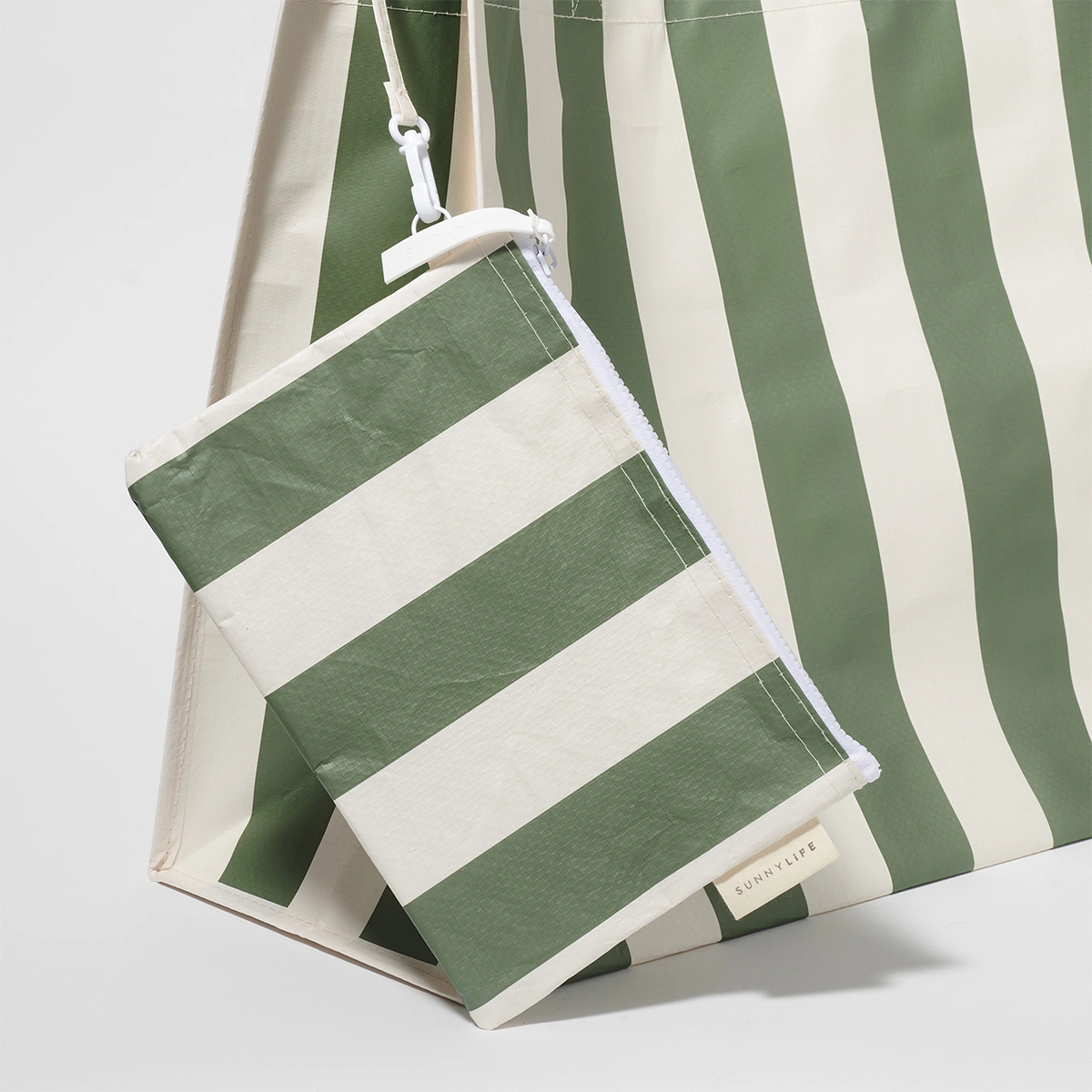 Torba za plažu Carryall - Olive Stripe-1