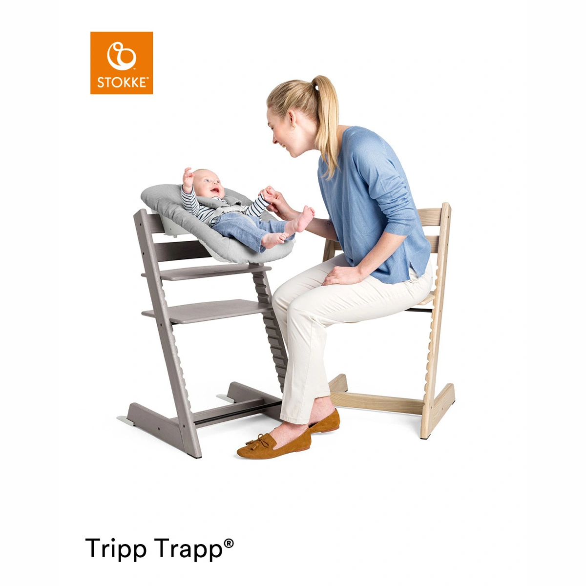 Tripp Trapp Bundle Newborn - Storm Grey-12